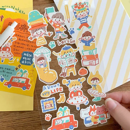 Die-Cut Sticker Sheets - Story