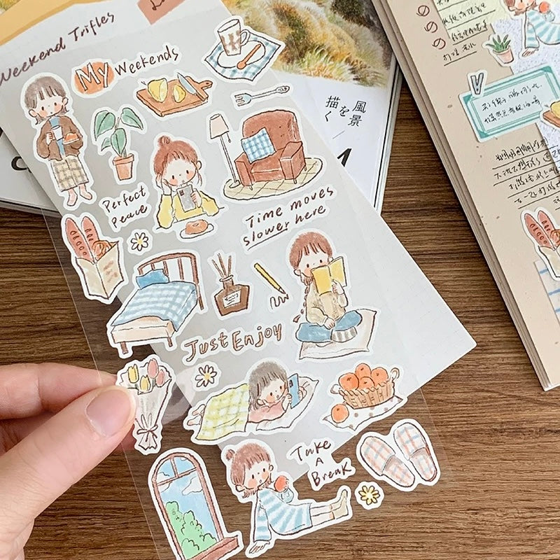 Die-Cut Sticker Sheets - Weekend Trifles