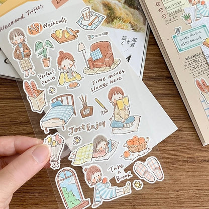 Die-Cut Sticker Sheets - Weekend Trifles