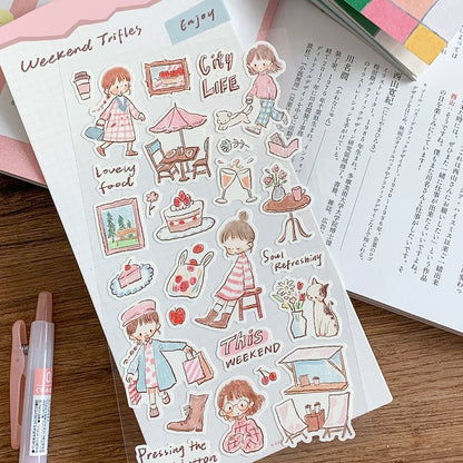 Die-Cut Sticker Sheets - Weekend Trifles