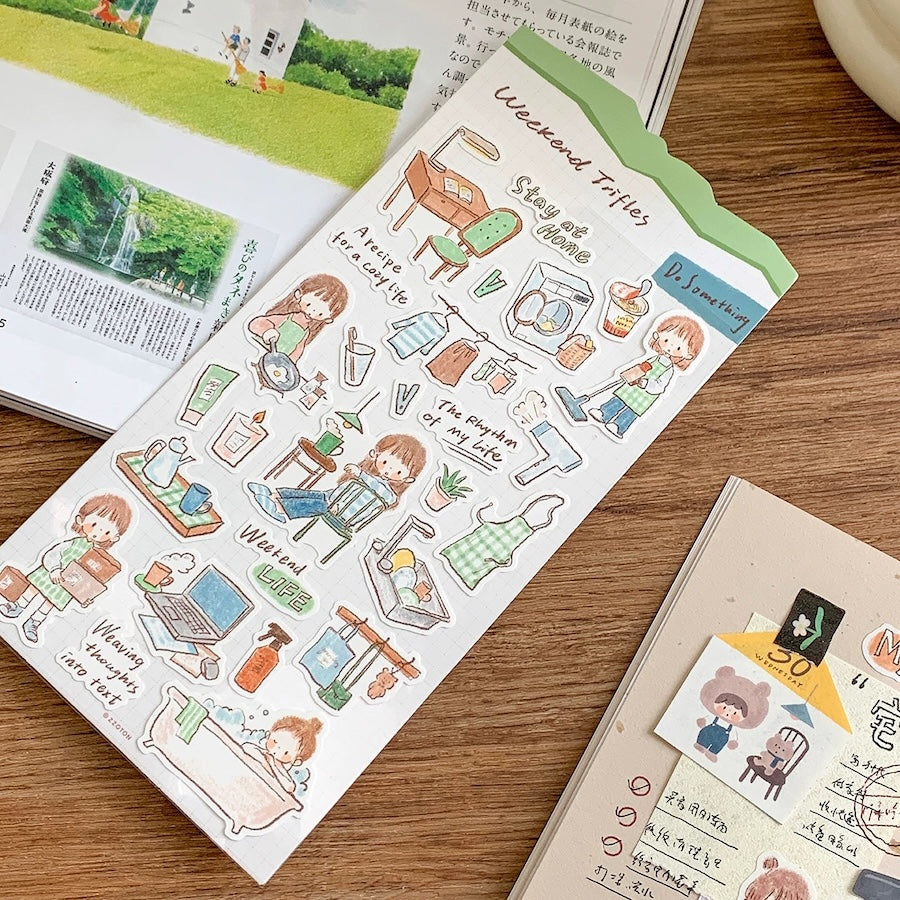 Die-Cut Sticker Sheets - Weekend Trifles