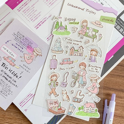 Die-Cut Sticker Sheets - Weekend Trifles